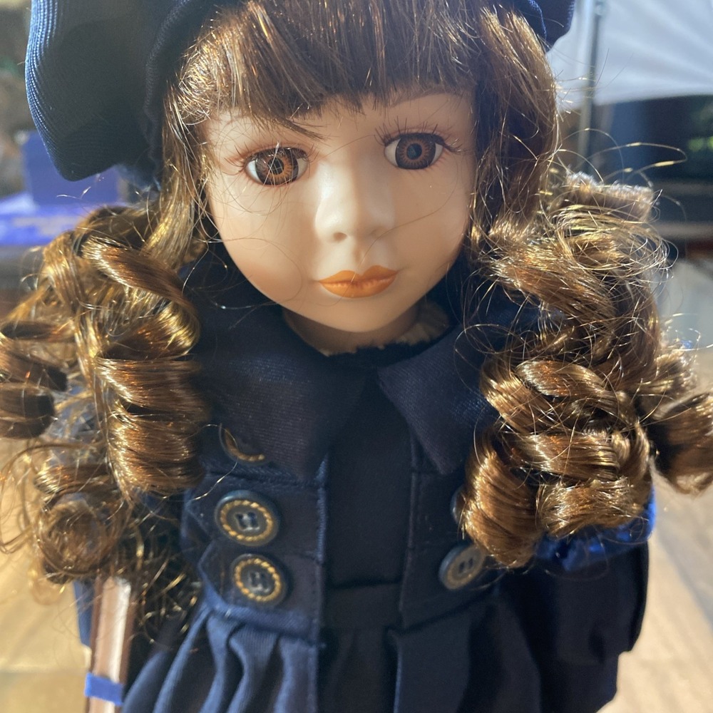 Vintage Porcelain Antique 15 1/2" Madison Doll Limited Edition Retired Design